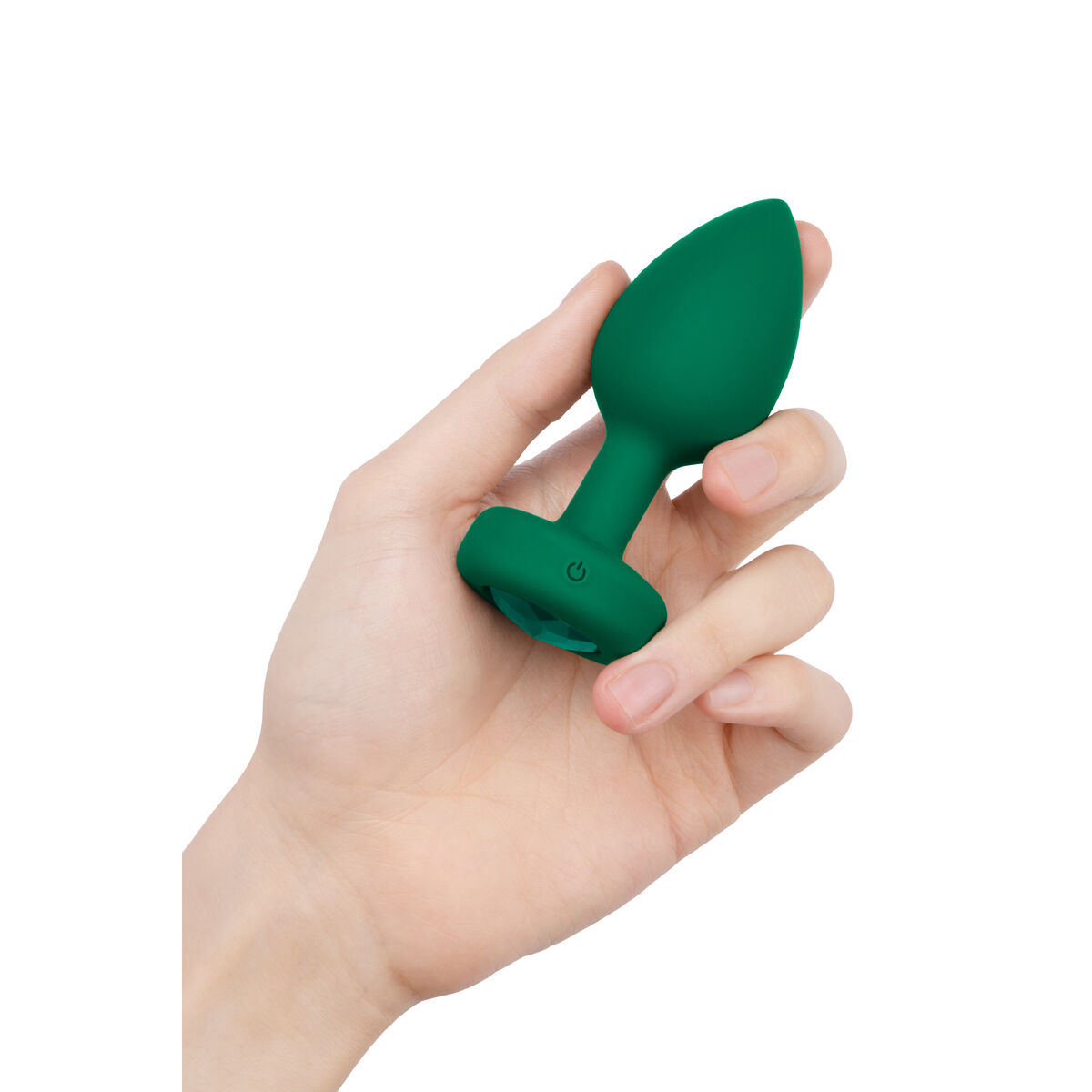 Plug Anal B-Vibe Vibrating Jewel grün M/L